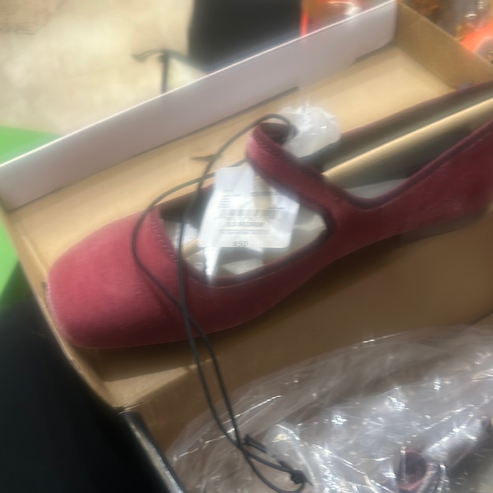 Mixit Red Loafers Stylish Flats